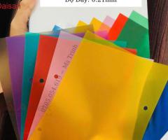 Màng nhựa pvc nhám nhiều màu độ dày 0,21mm - 2