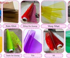 Cuộn nhựa pvc trong màu giá bán sỉ, hàng sẵn kho