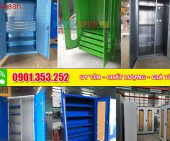 Tủ dụng cụ xưởng 2 cánh bằng sắt sơn tĩnh điện