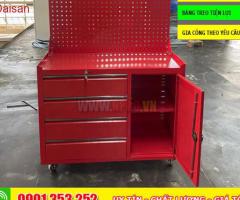 Tủ Dụng Cụ Cơ Khí Đa Năng 6 Ngăn (4 Ngăn Kéo + 1 Khoang Đôi)
