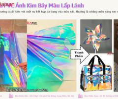 Cuộn nhựa pvc ánh kim bảy màu giá tốt tại Vũng