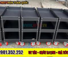 Xe Đẩy Đựng Vật Tư, Phụ Kiện 3 Tầng – Giải Pháp Cho Xưởng & Gara - 2