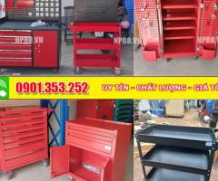 Xe Đẩy Đựng Vật Tư, Phụ Kiện 3 Tầng – Giải Pháp Cho Xưởng & Gara - 4