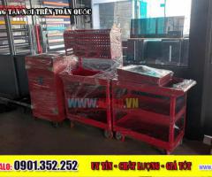 Tủ 2 cánh 5 ngăn đựng đồ nghề xe máy - Tủ đồ nghề honda - 3