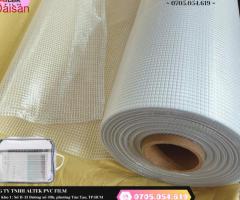 Cuộn nhựa pvc ô lưới 5mm sợi gia cương giá rẻ - 2