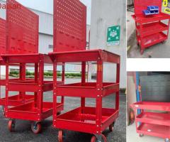 Xe đẩy đồ nghề 3 ngăn( xe đẩy 3 tầng, kệ để đồ nghề di động) - 2