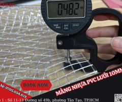 Mua màng nhựa pvc ở đâu có giá rẻ? Mắt lưới 10mm - 2