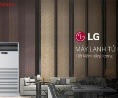 Lắp Máy lạnh tủ đứng LG 10hp công nghiệp cho nhà xưởng tại Bình Dương