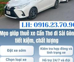 Thuê xe Cần Thơ đi Sài Gòn 1 chiều: làm sao chọn dịch vụ an toàn, tiết kiệm?