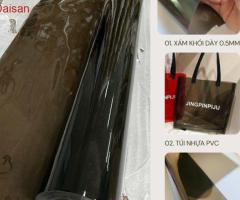Bán màng nhựa pvc dẻo màu xám khói
