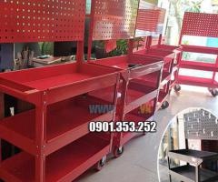 kệ dụng cụ ba tầng lưu trữ và di chuyển các loại đồ nghề - 2