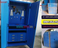 Tủ sắt sơn tĩnh điện 2 cánh đựng dụng cụ vật tư nhà xưởng, gara - 2