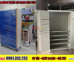 Tủ sắt sơn tĩnh điện 2 cánh đựng dụng cụ vật tư nhà xưởng, gara - 3