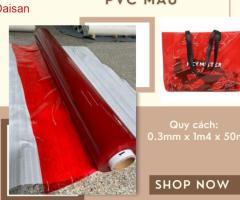 Bán màng nhựa pvc dẻo trong suốt nhiều màu - 3