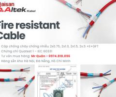 Altek Kabel: Cáp chống cháy chống nhiễu 2x2.5+E+GFT - 2