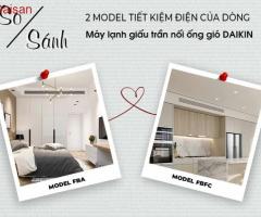 Tìm điểm giống và khác nhau của Điều hòa giấu trần DAIKIN FBA/FBFC nối ống gió