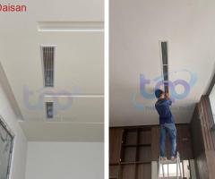 Lắp đặt máy lạnh giấu trần nối ống gió Daikin cho bệnh viện