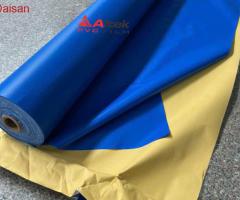 bạt nhựa pvc tarpaulin chống cháy - bạt trơn màu - 3