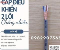 Cáp điều khiển đồng mềm 2 lõi vỏ xám Altek Kabel