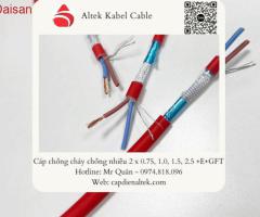 Cáp chống cháy chống nhiễu FR 2x1.5 - 5