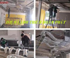 Lắp đặt máy lạnh giấu trần nối ống gió cho nhà xưởng tại Long An - 2