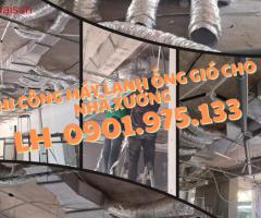 Lắp đặt máy lạnh giấu trần nối ống gió cho nhà xưởng tại Long An - 3