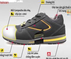 Hiểu rõ chi tiết về cấu tạo của giày bảo hộ lao động