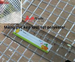 Lưới pvc chống nắng sợi Polyester - bạt lưới che nắng mưa - 2
