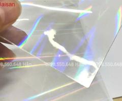 Màng pvc dẻo ánh kim, hiệu ứng chuyển màu rực rỡ