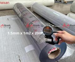 Màng nhựa pvc dẻo trong suốt 0.5mm, 1.0mm, 1.5mm