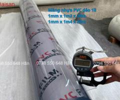Màng nhựa pvc dẻo trong suốt 0.5mm, 1.0mm, 1.5mm - 3