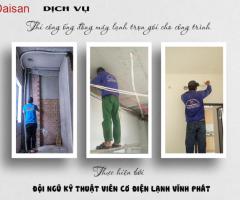 Dịch vụ Thi công ống đồng máy lạnh âm tường giá tốt tại HCM