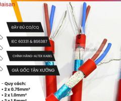 Cáp chống cháy chống nhiễu - altek kabel 2 x 1,5 - 2