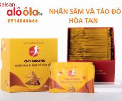 Nhân sâm và Táo đỏ hòa tan, Hộp 20 gói x 3g giá ưu đãi