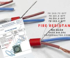 Cáp chống cháy chống nhiễu 2x0.75 FR2075GFT - 2