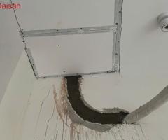 Đi ống đồng điều hòa âm tường cần được ưu tiên và thực hiện trước khi tô tường