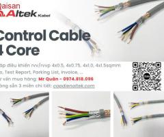 Altek Kabel: Cáp điều khiển 4 lõi mềm – Rvv, Rvvp
