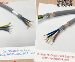 Altek Kabel: Cáp điều khiển 4 lõi mềm – Rvv, Rvvp - 4