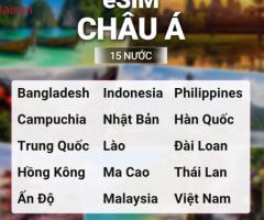 eSIM du lịch Châu Á 15 nước - 2