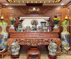 Phòng Thờ Hoàng Gia - Thiết kế & thi công phòng thờ chuẩn phong thủy