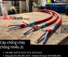 Cáp Chống Cháy Chống Nhiễu 2x1.0 Altek Kabel - 3