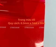 Màng nhựa PVC dẻo màu đỏ – Giải pháp bền đẹp cho nhiều ứng dụng