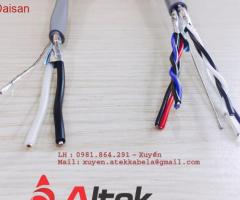 Cáp tín hiệu chống nhiễu 2Pair 22AWG giá tốt, Altek Kabel - 2