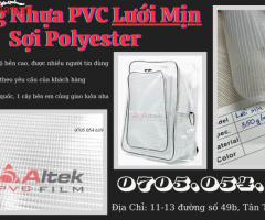 Màng nhựa pvc khổ lớn lưới mịn giá sỉ, giá công ty