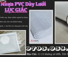 Màng nhựa pvc lưới lục giác