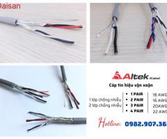 Cáp tín hiệu vặn xoắn Al foil/ Shield Atek Kabel