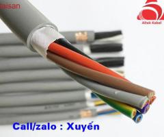 Dây cáp điện 5 lõi tiết diện 0.5,0.75,1.0,1.5 Altek Kabel