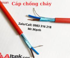 Cáp chống cháy Altek kabel chống nhiễu 2x1.0, 2x1.5, 2x2.5 mm2 - 2