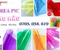 Màng nhựa PVC trong màu trang trí, phụ kiện