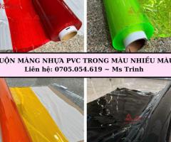 Màng nhựa pvc trong dẻo trong màu giá sỉ mua bán nhanh - 3